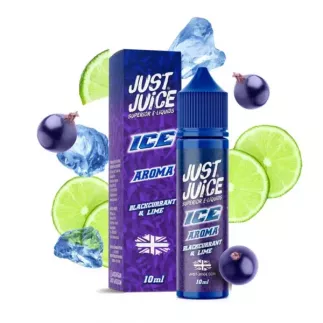 Just Juice Ice Blackcurrant Lime – longfill 12 ml