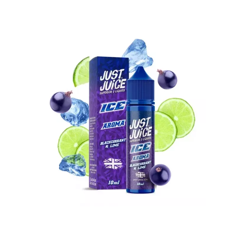 Just Juice Ice Blackcurrant Lime – longfill 12 ml