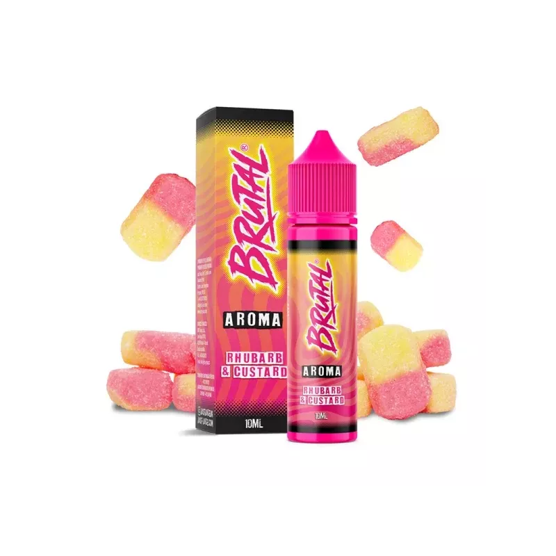 Brutal By Just Juice Rhubarb & Custard – 12 ml