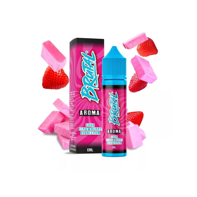 Brutal Sour Strawberry Bubblegum – longfill 12 ml