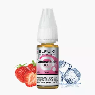 ELFLIQ Strawberry Ice 10 ml fľaša – ELFLIQ e-liquid s príchuťou jahoda s ľadom