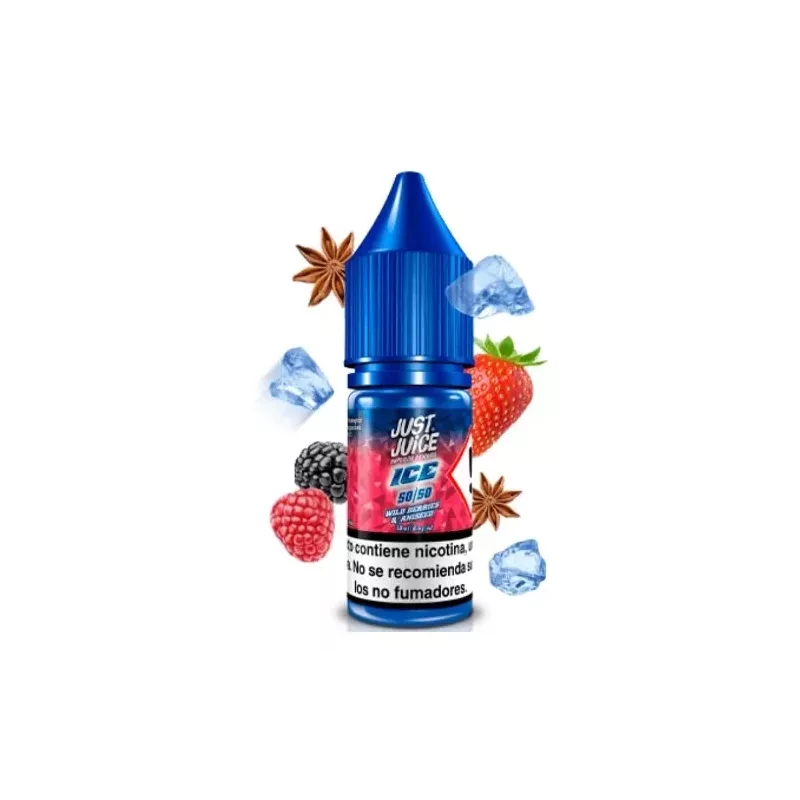 Just Juice Ice Wild Berries Aniseed 50/50 10 ml – Nikotinsalz