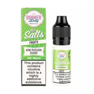 Dinner Lady Fruit FULL Salt Kiwi Passion Guava 10 ml