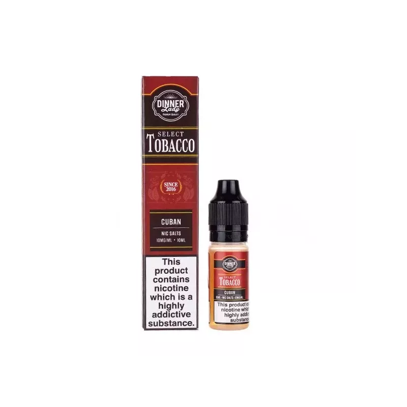 Dinner Lady Salts Select Tobacco Cuban 10 ml – nikotinsó