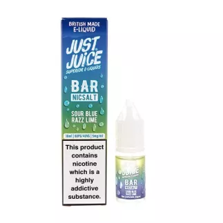 Just Juice Bar Salts Blue Sour Razz Lime náplň 10 ml