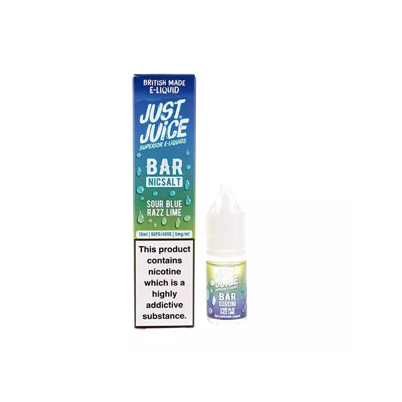 Just Juice Bar Salts Blue Sour Razz Lime náplň 10 ml
