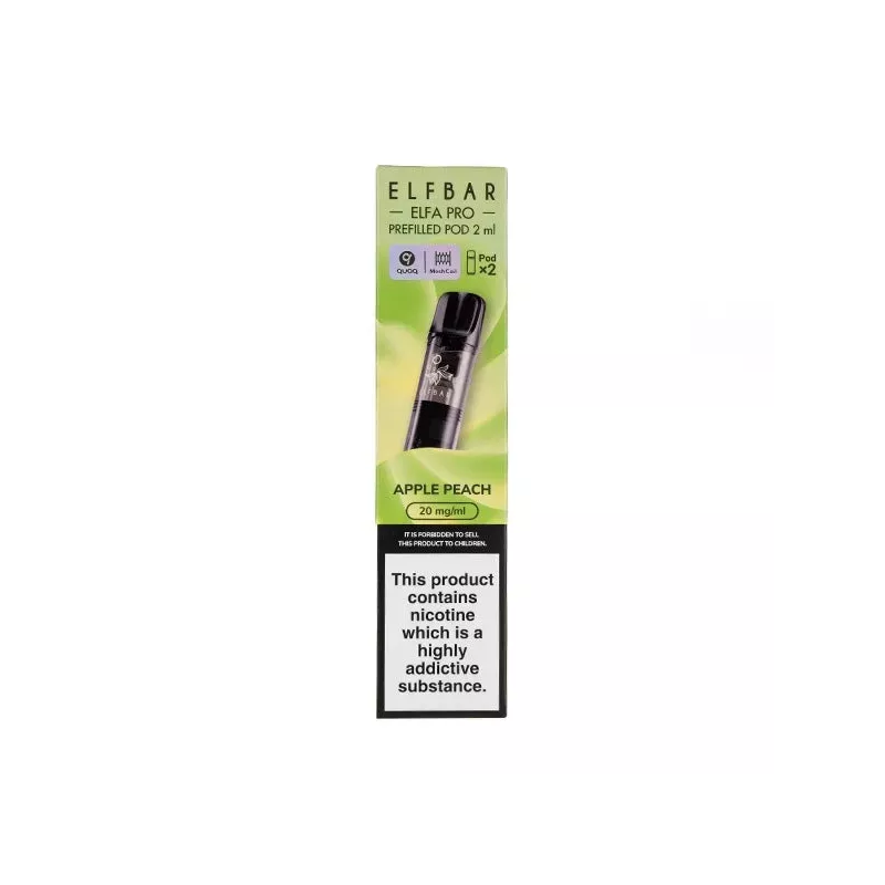 Elf Bar ELFA Pro Apple Peach POD cartridge 2 ml (2 pcs)
