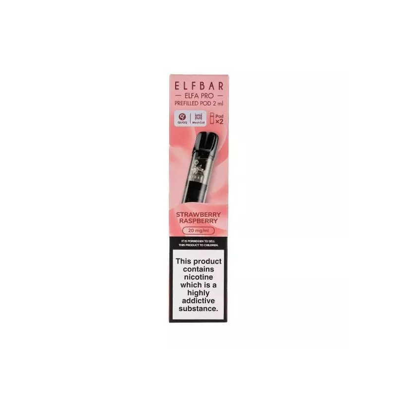 Elf Bar ELFA Pro Strawberry Raspberry POD cartridge 2 ml (2 pcs)