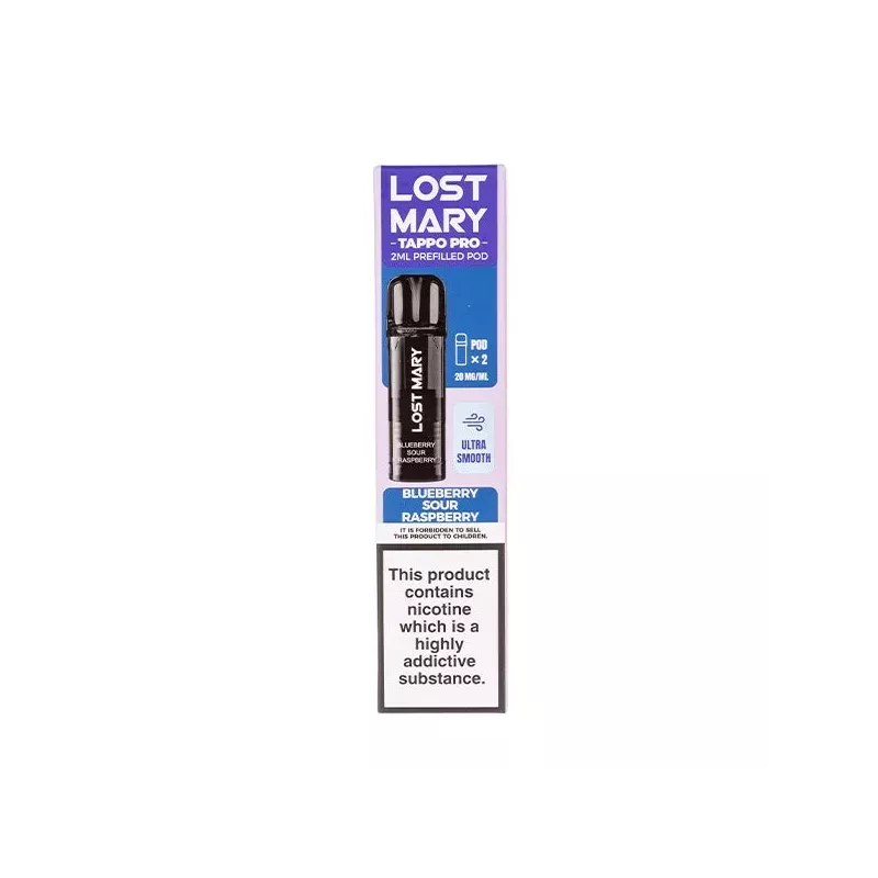 Lost Mary Tappo Blueberry Sour Raspberry POD cartridge 2 ml
