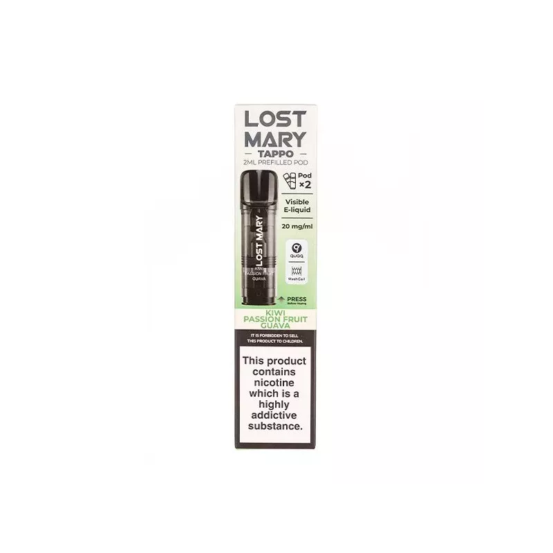 Lost Mary Tappo Kiwi Passion Fruit Guava POD cartridge 2 ml