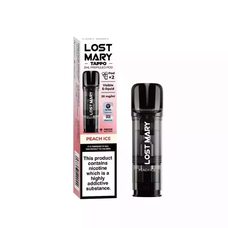 Lost Mary Tappo Peach Ice POD cartridge 2 ml