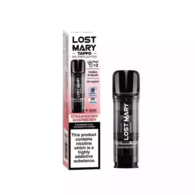 Lost Mary Tappo Strawberry Raspberry POD cartridge 2 ml