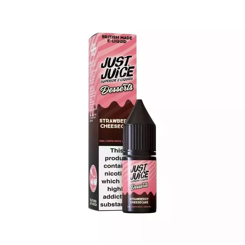 Just Juice Desserts Salts Strawberry Cheesecake liquid 10 ml