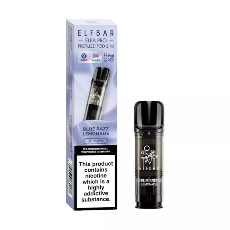 Elf Bar ELFA Pro Blue Raspberry Lemonade POD cartridge 2 ml (2 pcs)