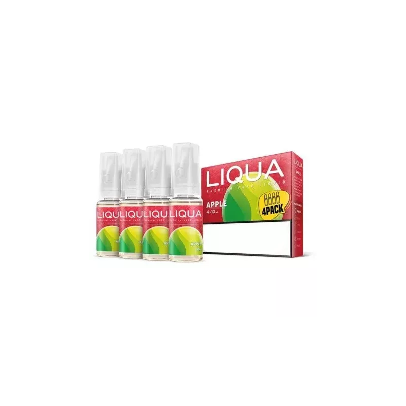 LIQUA Apple náplně 4 × 10 ml
