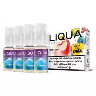 LIQUA Menthol e-liquid 4 × 10 ml