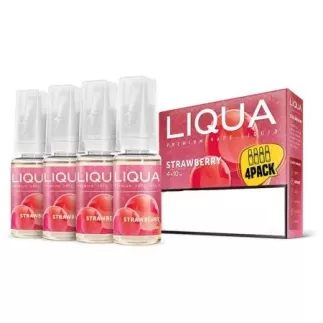 LIQUA Strawberry e-liquid 4 × 10 ml