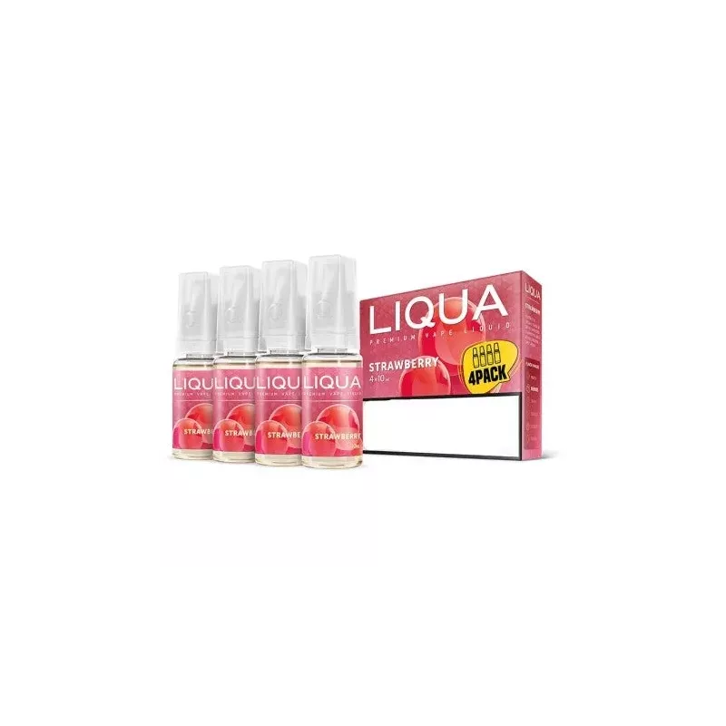 LIQUA Strawberry náplně 4 × 10 ml