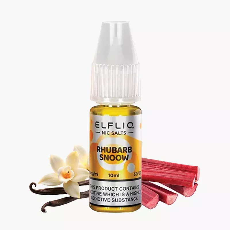 ELFLIQ Rhubarb Snoow 10 ml fľaša – ELFLIQ e-liquid s príchuťou rebarbora s ľadom