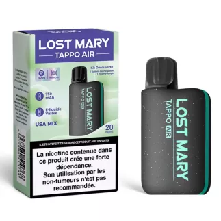 Lost Mary Tappo Air Starter Kit 750 mAh Black – USA Mix