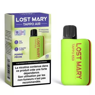 Lost Mary Tappo Air Starter Kit 750 mAh Green – Apple Peach