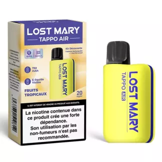 Lost Mary Tappo Air Starter Kit 750 mAh Yellow – Tropical Fruits