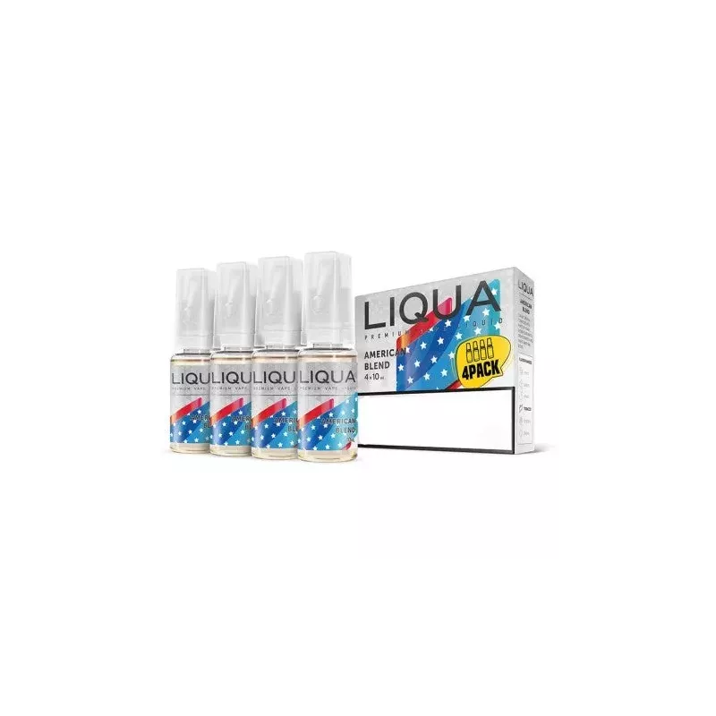 LIQUA American Blend Liquid 4 × 10 ml