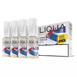 LIQUA Cuban Cigar e-liquid 4 × 10 ml