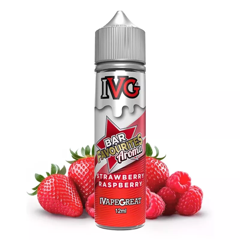 IVG Strawberry Raspberry longfill příchuť 24 ml