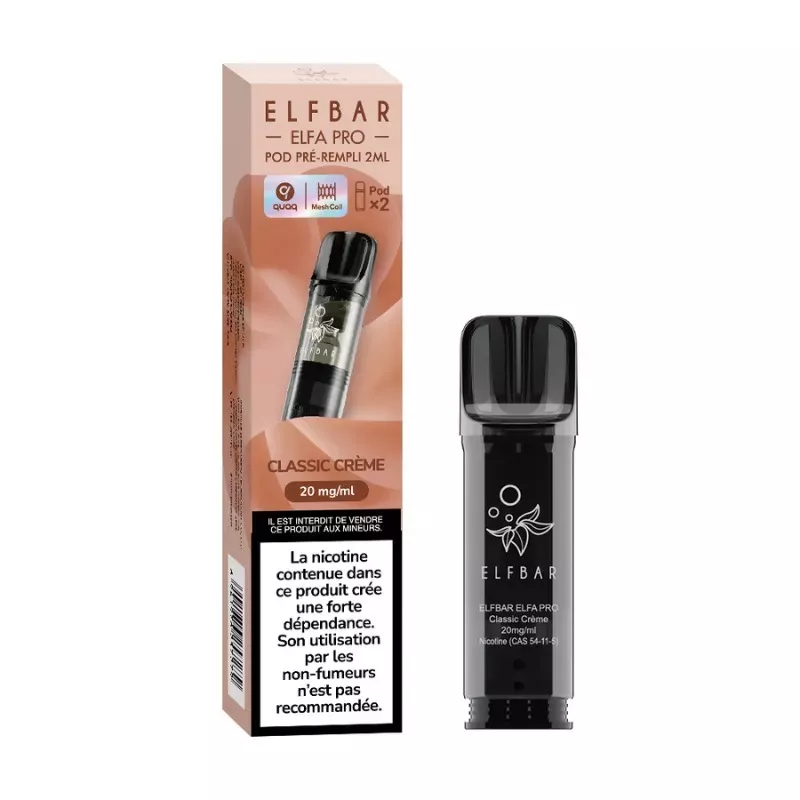 Elf Bar ELFA Pro Classic Crème POD cartridge 2 ml (2 pcs)