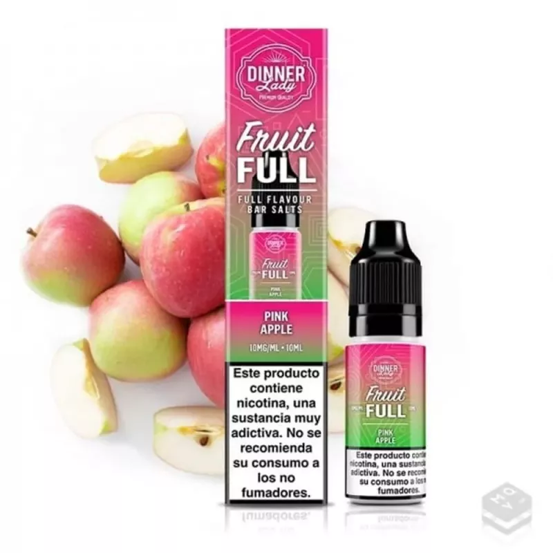 Dinner Lady Fruit Salt FULL Pink Apple 10 ml – nikotinsó
