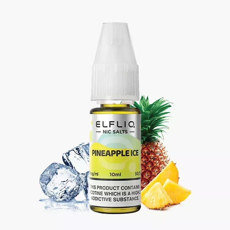 ELFLIQ Pineapple Ice 10 ml fľaša – ELFLIQ e-liquid s príchuťou ananás s ľadom