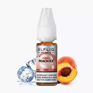 ELFLIQ Peach Ice 10 ml fľaša – ELFLIQ e-liquid s príchuťou broskyňa s ľadom