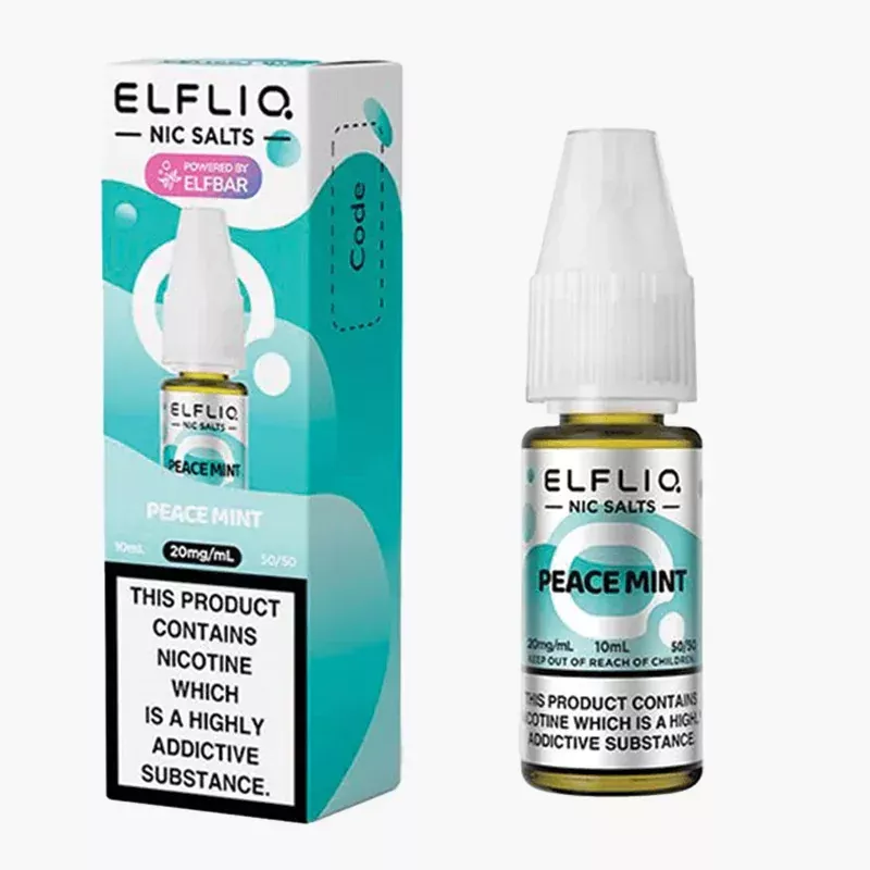 ELFLIQ Peace Mint 10 ml krabica – ELFLIQ nikotínová soľ s príchuťou jemná mäta