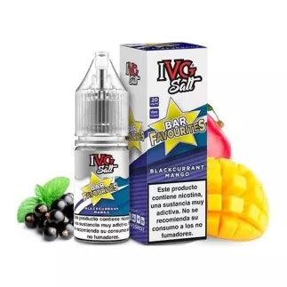 IVG Favourite Bar Salts Blackcurrant Mango 10 ml – nikotinsó