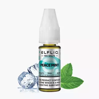 ELFLIQ Peace Mint 10 ml fľaša – ELFLIQ e-liquid s príchuťou jemná mäta