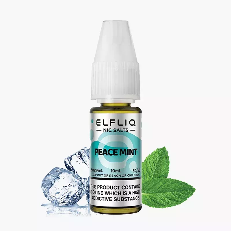 ELFLIQ Peace Mint 10 ml fľaša – ELFLIQ e-liquid s príchuťou jemná mäta