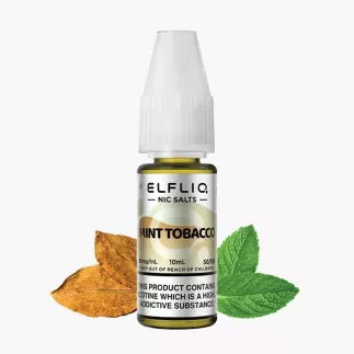 ELFLIQ Mint Tobacco 10 ml fľaša – ELFLIQ e-liquid s príchuťou tabak s mätou