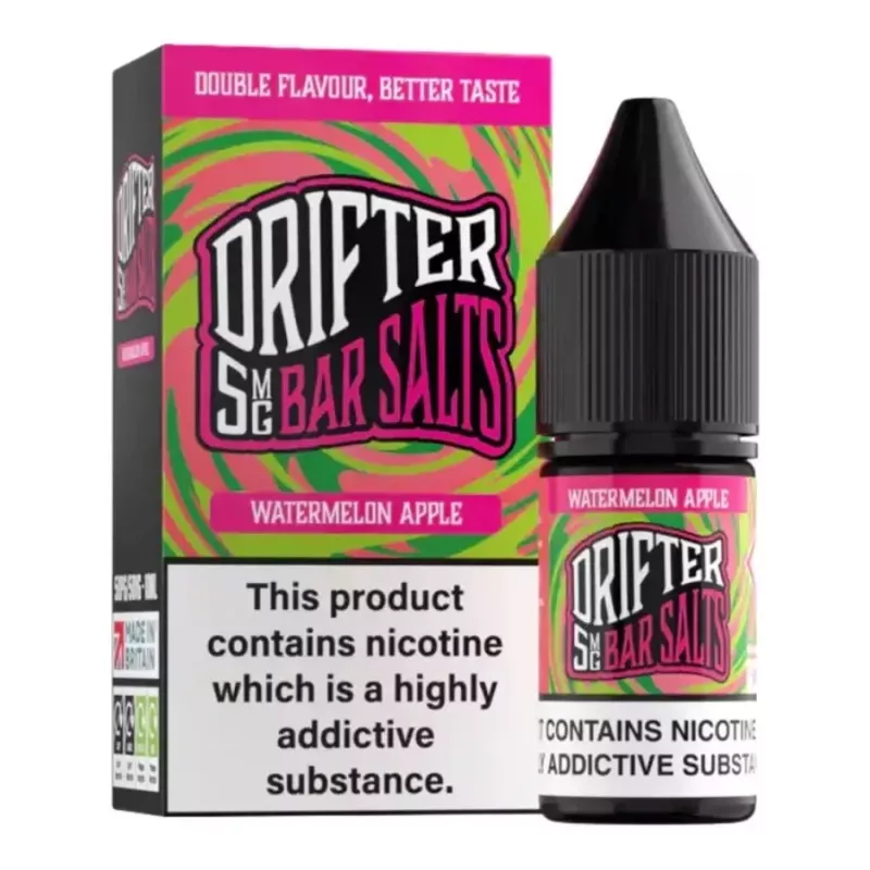 DRIFTER Bar Salts Watermelon Apple 10 ml – nikotínová soľ | vapecity24