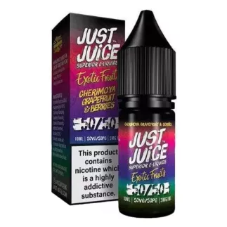 Just Juice 50/50 Exotic Fruits Cherimoya, Grapefruit & Berries 10 ml