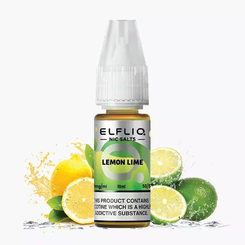 ELFLIQ Lemon Lime 10 ml fľaša – ELFLIQ e-liquid s príchuťou citrón a limetka