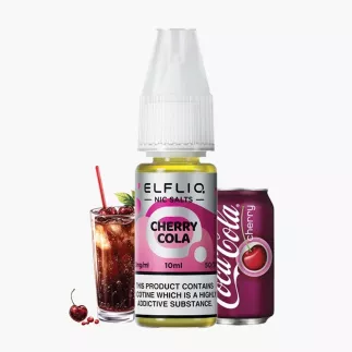 ELFLIQ Cherry Cola 10 ml fľaša – ELFLIQ e-liquid s príchuťou čerešňová kola