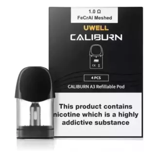 Uwell Caliburn A3 Pod Replacement (4 ks) – Ersatz-Pod | vapecity24
