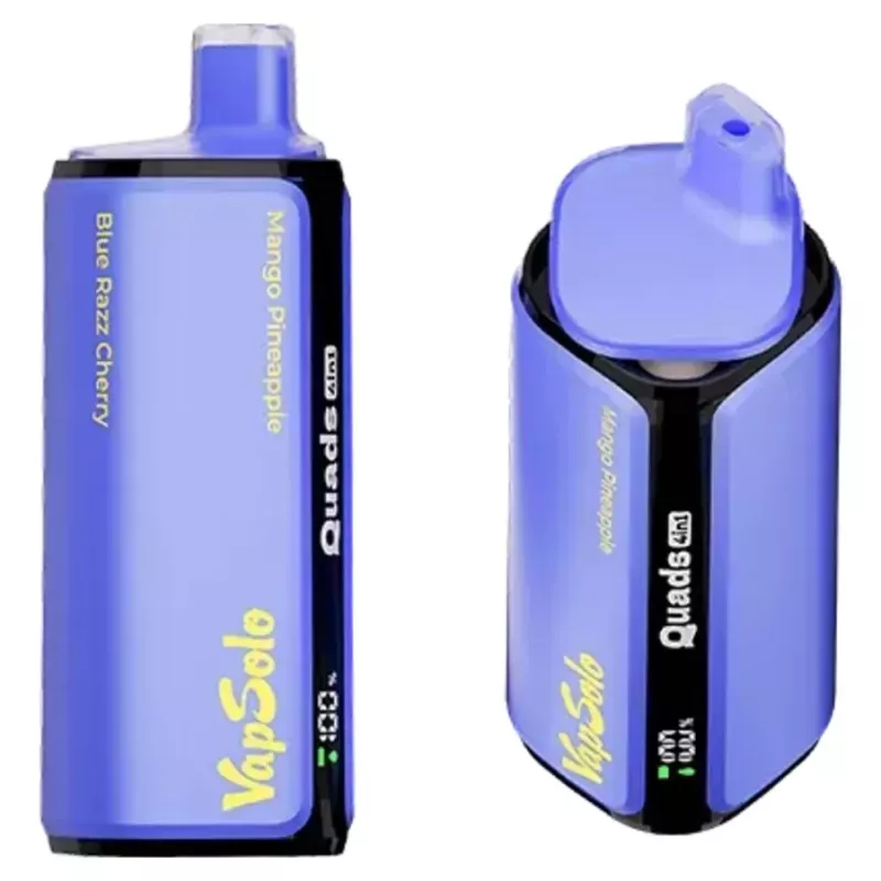 Vapsolo Quads 80K – Blue Razz mix – eldobható vape