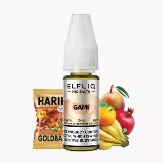 ELFLIQ Gami 10 ml fľaša – ELFLIQ e-liquid s príchuťou ovocné želé cukríky