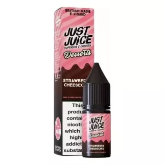 Just Juice Desserts Salts Strawberry Cheesecake Liquid 10 ml