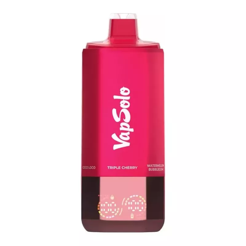 Vapsolo Sixer 180K – Triple Cherry mix | eldobható vape