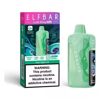 Elfbar Lush King Pro 40000 – Sour Apple Ice | jednorazowy e-papieros