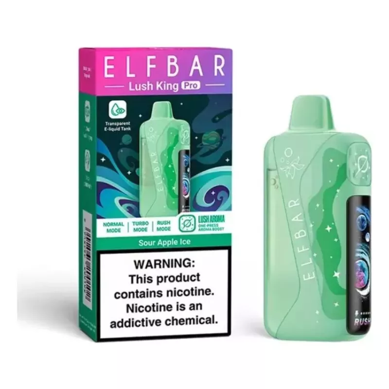 Elfbar Lush King Pro 40000 – Sour Apple Ice | jednorazowy e-papieros