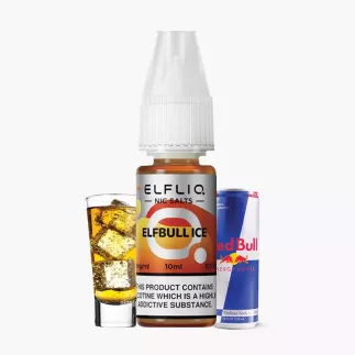 ELFLIQ Elfbull Ice 10 ml fľaša – ELFLIQ e-liquid s príchuťou energetický nápoj s ľadom